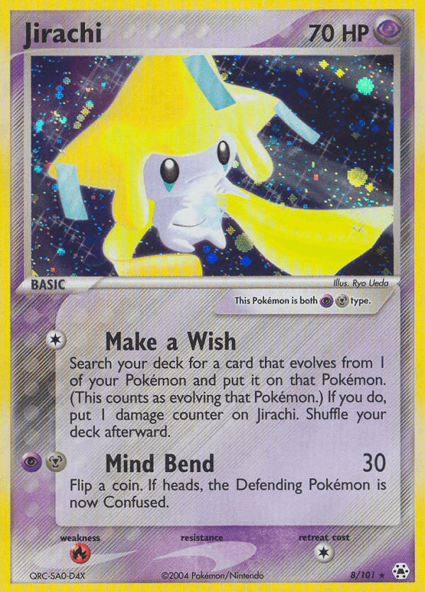 Jirachi — Hidden Legends Pokémon TCG card by Ryo Ueda