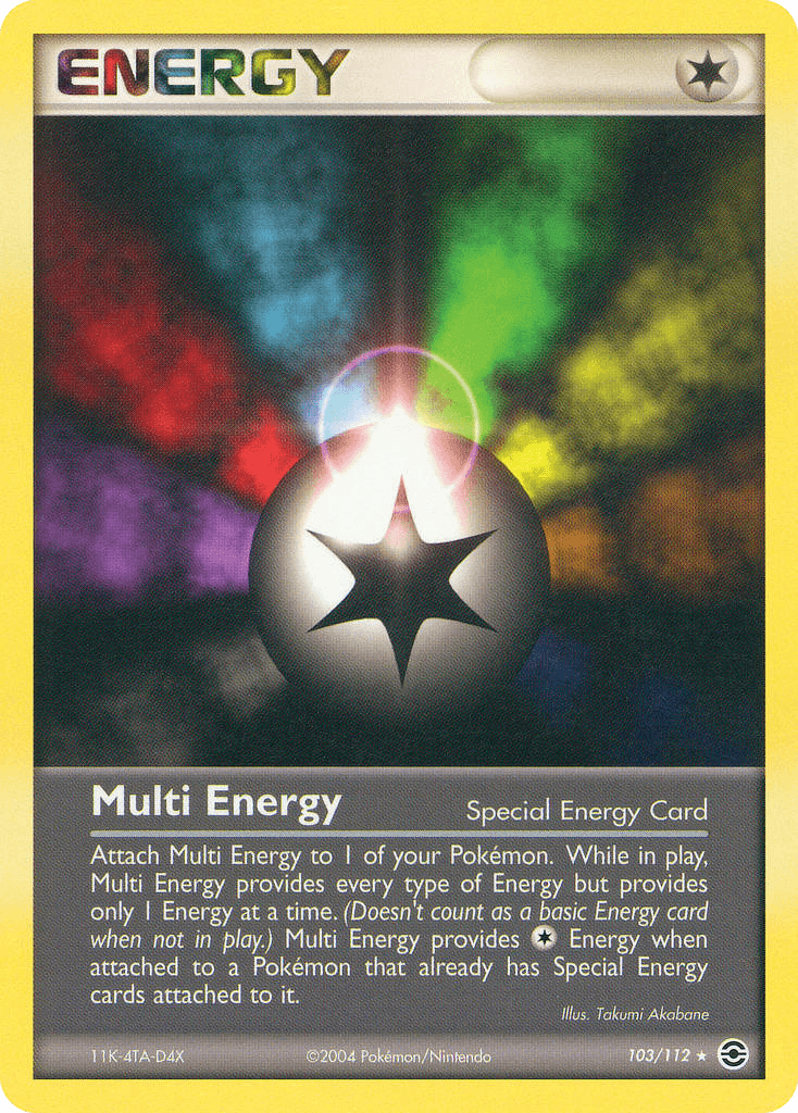 Multi Energy — FireRed & LeafGreen Pokémon TCG card by Takumi Akabane