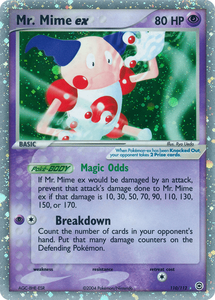 Mr. Mime ex - 110/112 — FireRed & LeafGreen Pokémon TCG card by Ryo Ueda