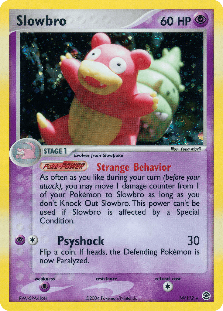Slowbro — FireRed & LeafGreen Pokémon TCG card by Yuka Morii