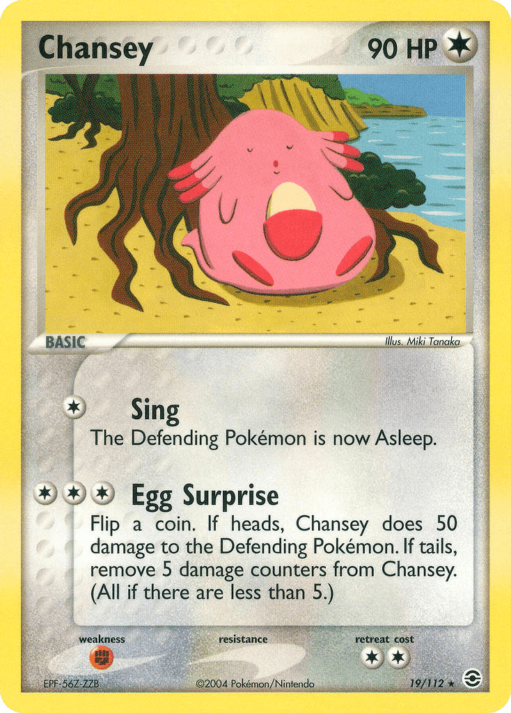 Chansey — FireRed & LeafGreen Pokémon TCG card by Miki Tanaka