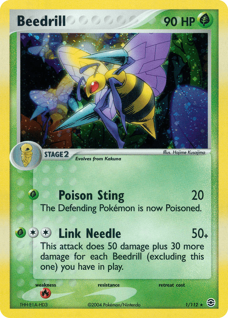 Beedrill (Delta Species) — Delta Species Pokémon TCG card by Masakazu Fukuda