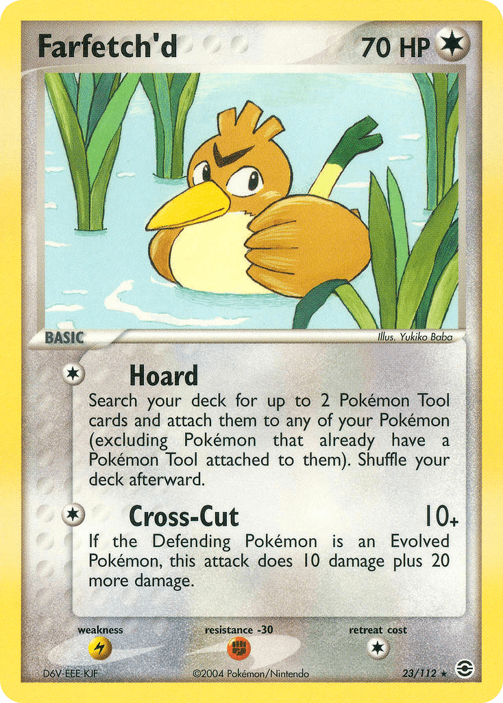 Farfetch'd — FireRed & LeafGreen Pokémon TCG card by Yukiko Baba