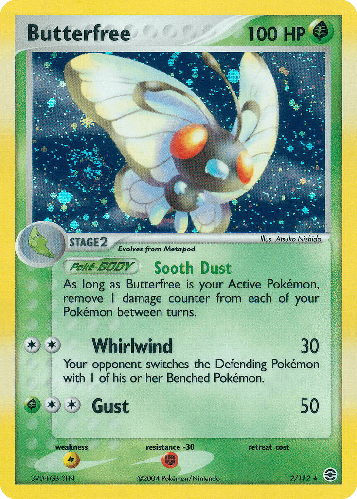 Butterfree — FireRed & LeafGreen Pokémon TCG card by Atsuko Nishida