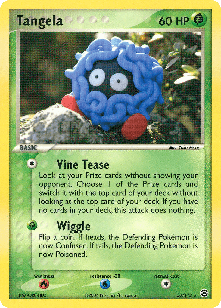 Tangela — FireRed & LeafGreen Pokémon TCG card by Yuka Morii