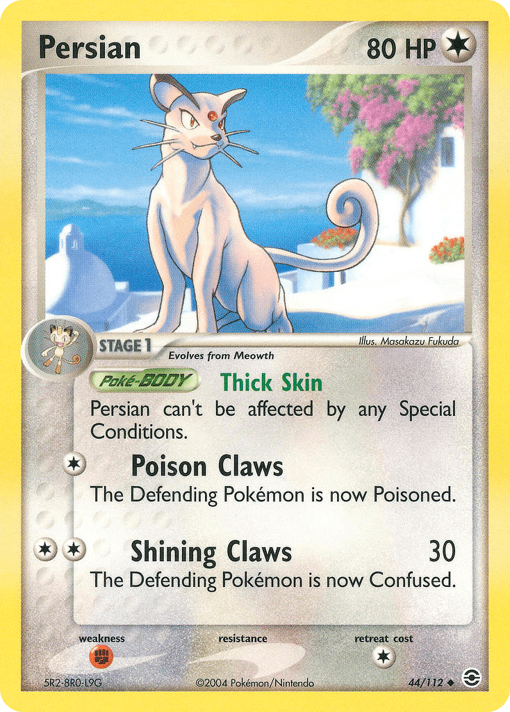 Persian — FireRed & LeafGreen Pokémon TCG card by Masakazu Fukuda