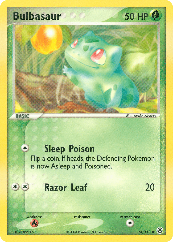Bulbasaur - 054/112 — FireRed & LeafGreen
