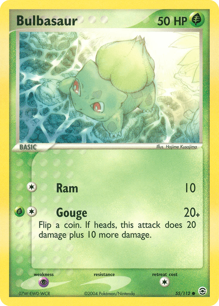 Bulbasaur - 055/112 — FireRed & LeafGreen