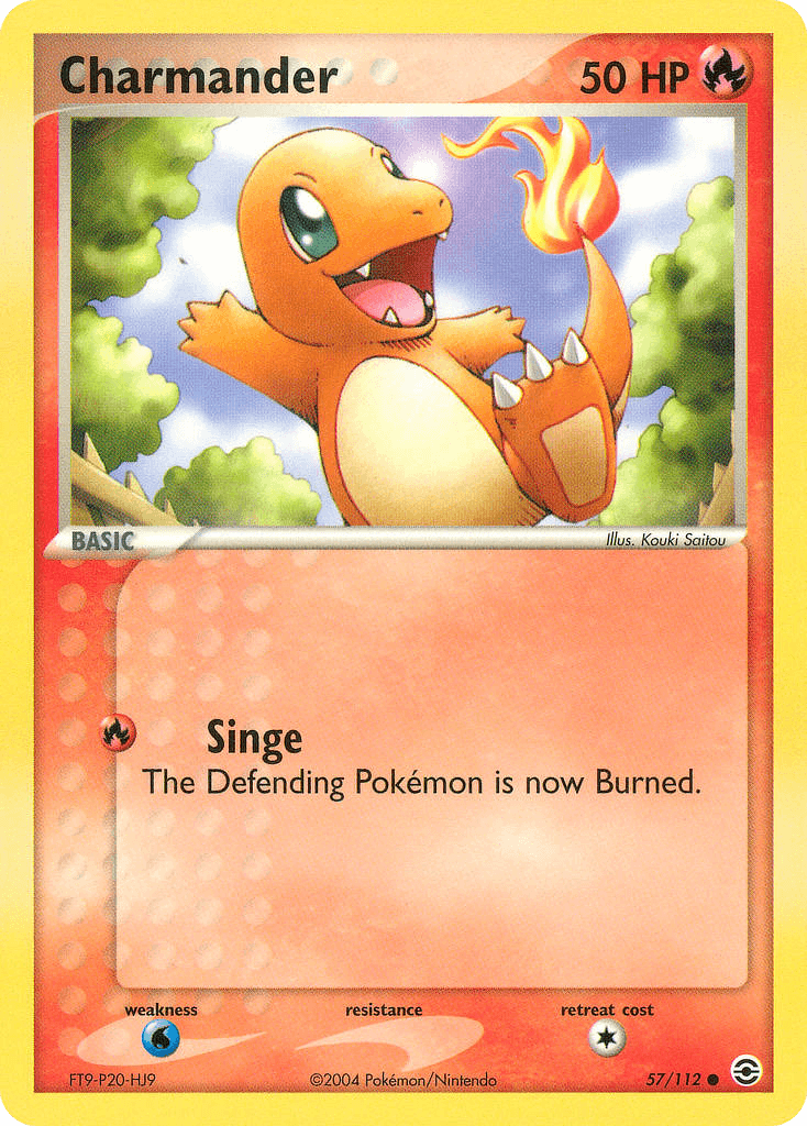 Charmander - 057/112 — FireRed & LeafGreen
