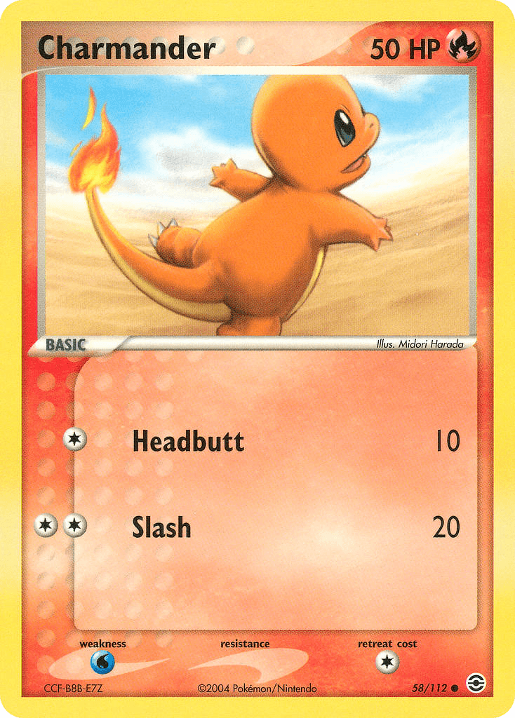 Charmander - 058/112 — FireRed & LeafGreen