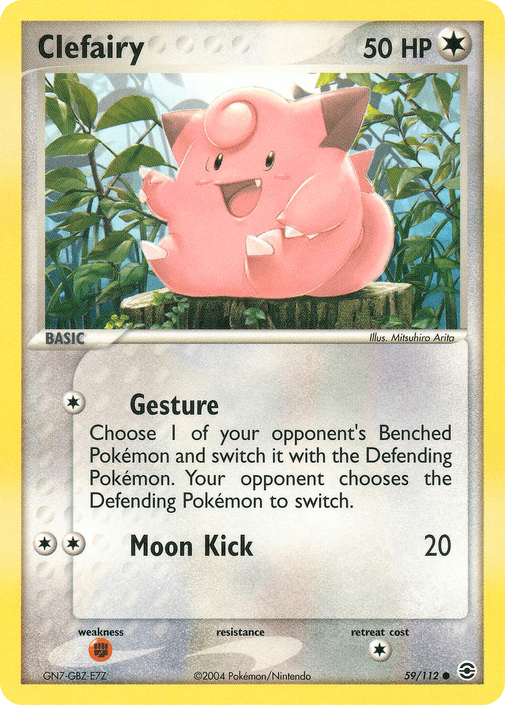 Clefairy — FireRed & LeafGreen Pokémon TCG card by Mitsuhiro Arita