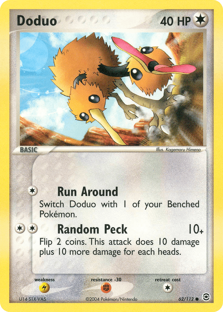 Doduo — FireRed & LeafGreen Pokémon TCG card by Kagemaru Himeno