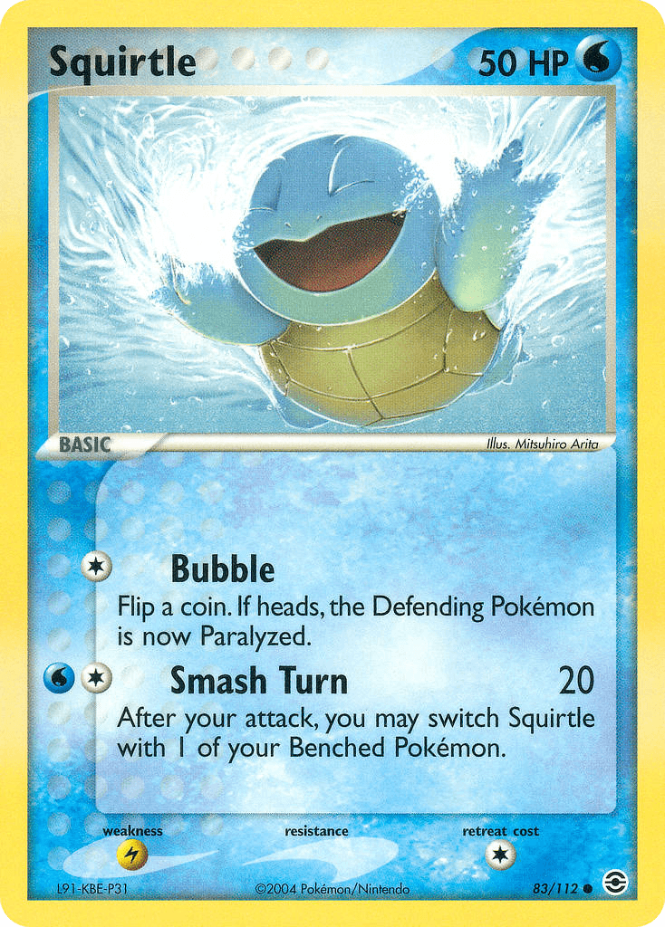 Squirtle - 083/112 — FireRed & LeafGreen