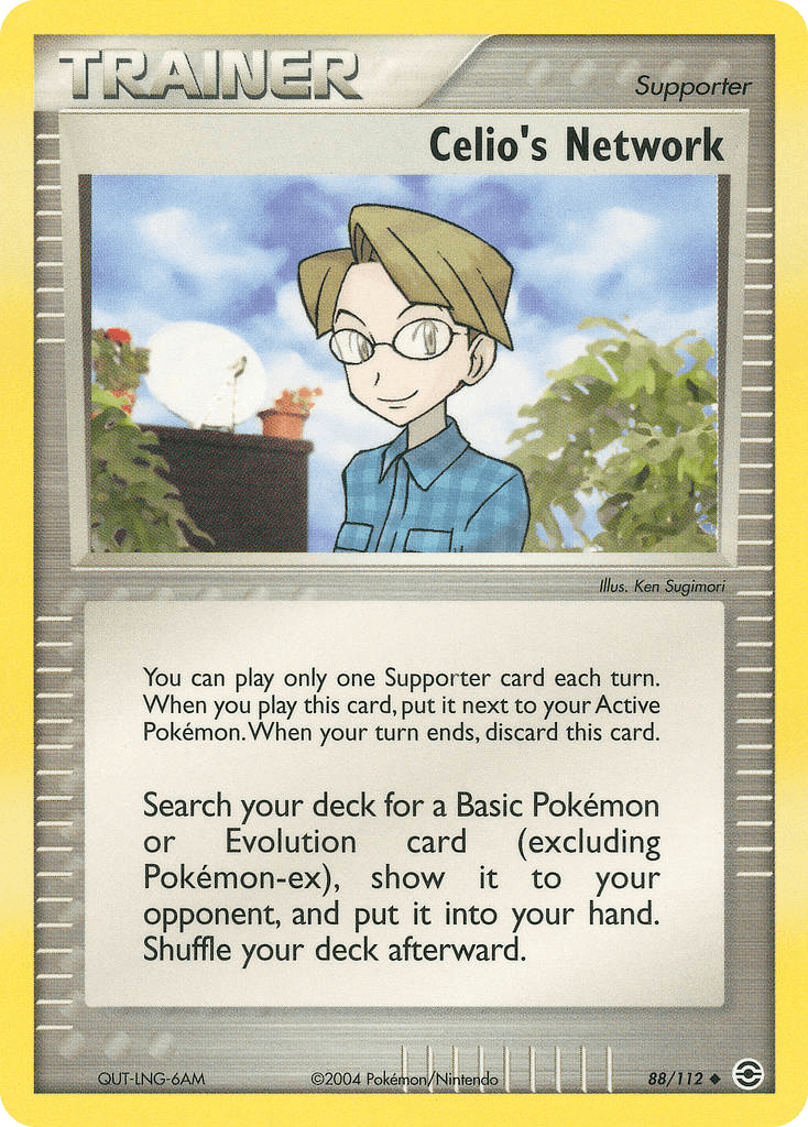 Celio's Network — EX Battle Stadium Pokémon TCG card by Ken Sugimori