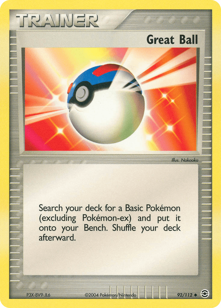 Great Ball — FireRed & LeafGreen Pokémon TCG card by Nakaoka