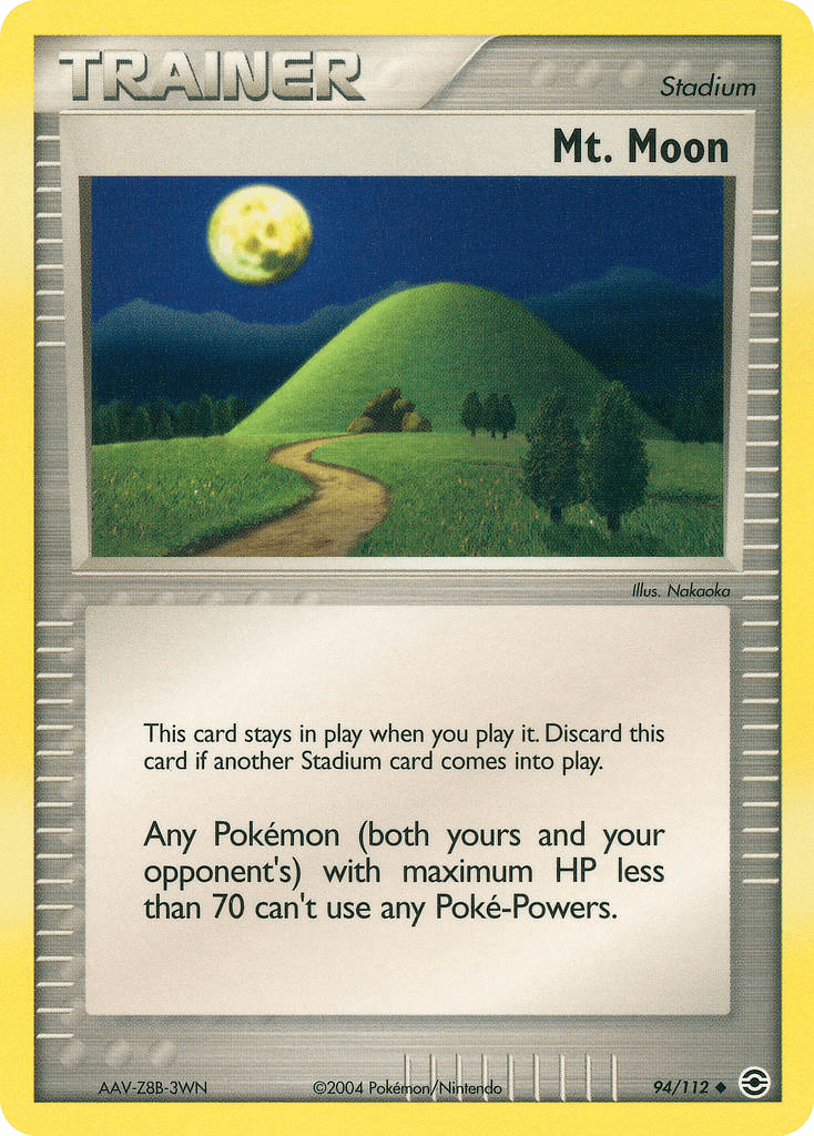 Mt. Moon — FireRed & LeafGreen Pokémon TCG card by Nakaoka