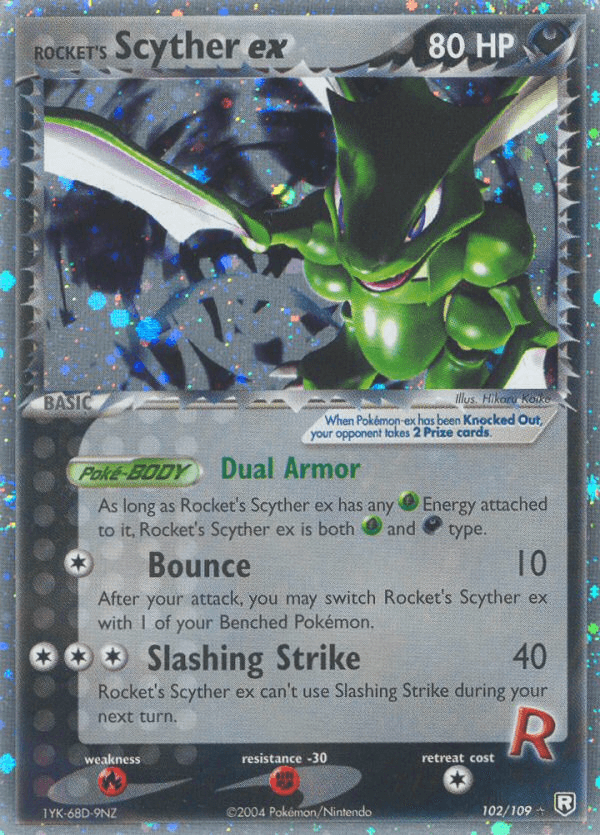 Rocket's Scyther ex — Team Rocket Returns