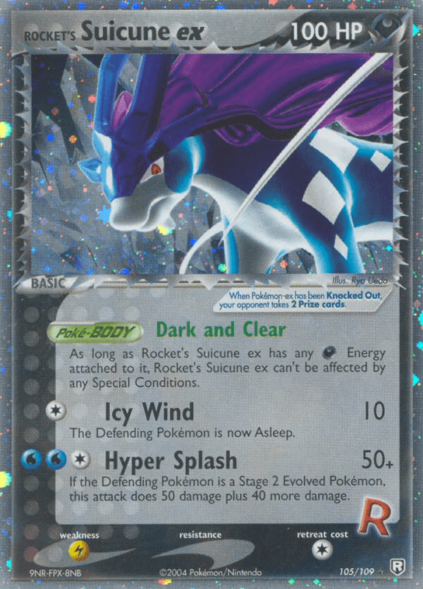 Rocket's Suicune ex — Team Rocket Returns