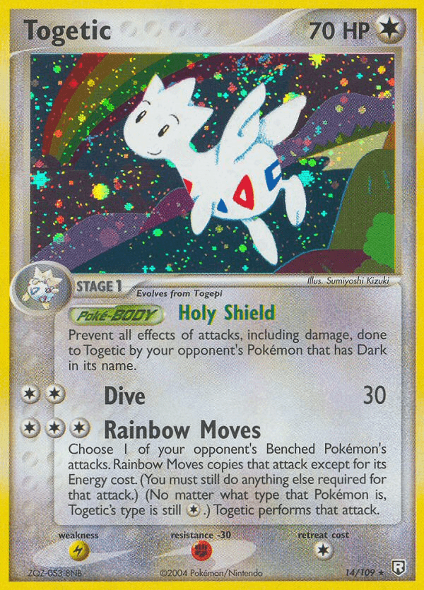 Togetic — Team Rocket Returns Pokémon TCG card by Sumiyoshi Kizuki