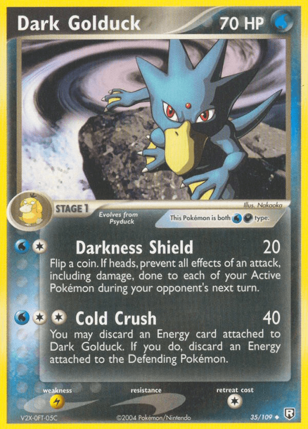 Dark Golduck — Team Rocket Returns Pokémon TCG card by Nakaoka