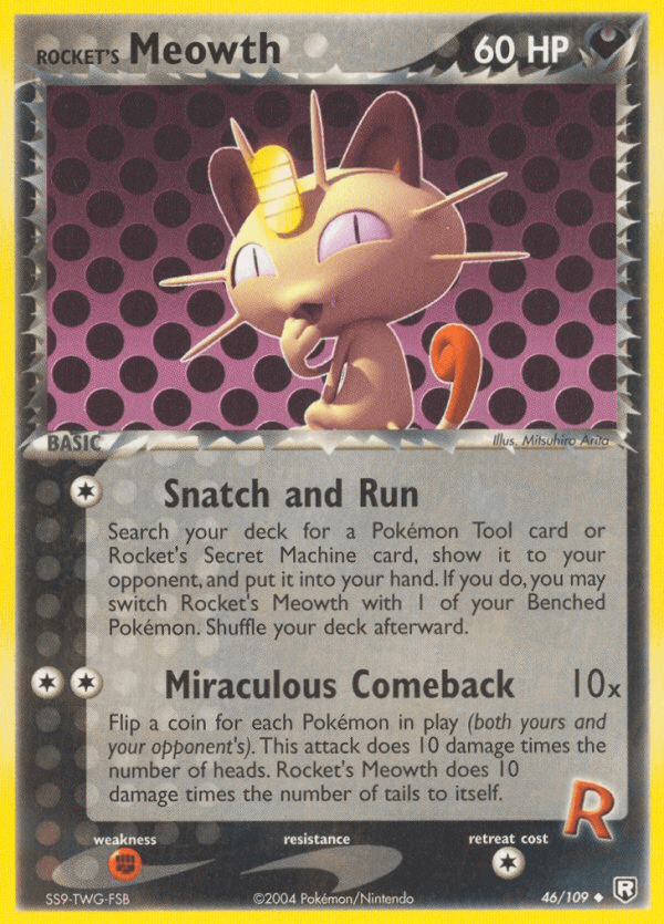 Rocket's Meowth — Team Rocket Returns