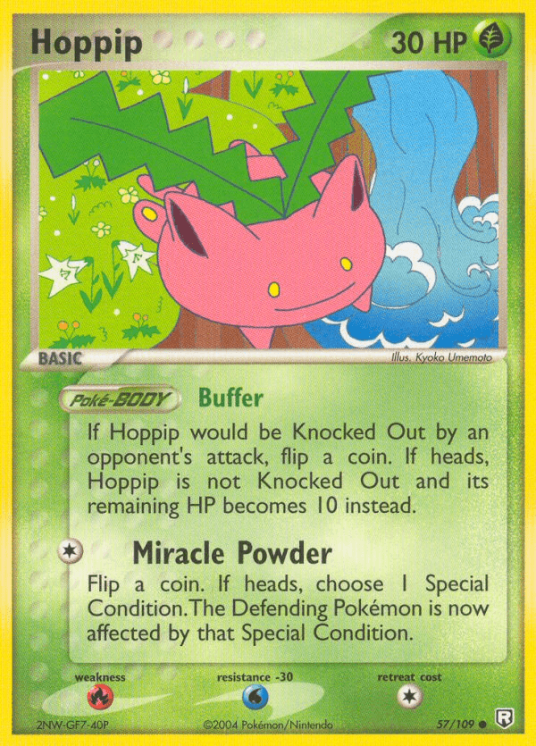 Hoppip — Team Rocket Returns Pokémon TCG card by Kyoko Umemoto