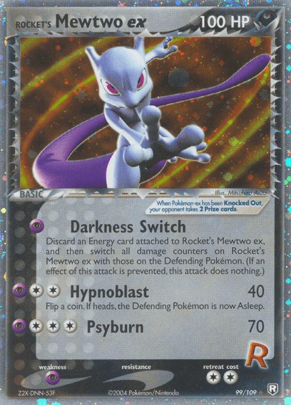 Rocket's Mewtwo ex — Team Rocket Returns