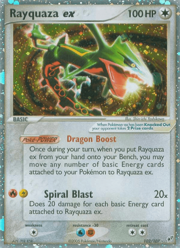 Rayquaza ex — Pokémon TCG card