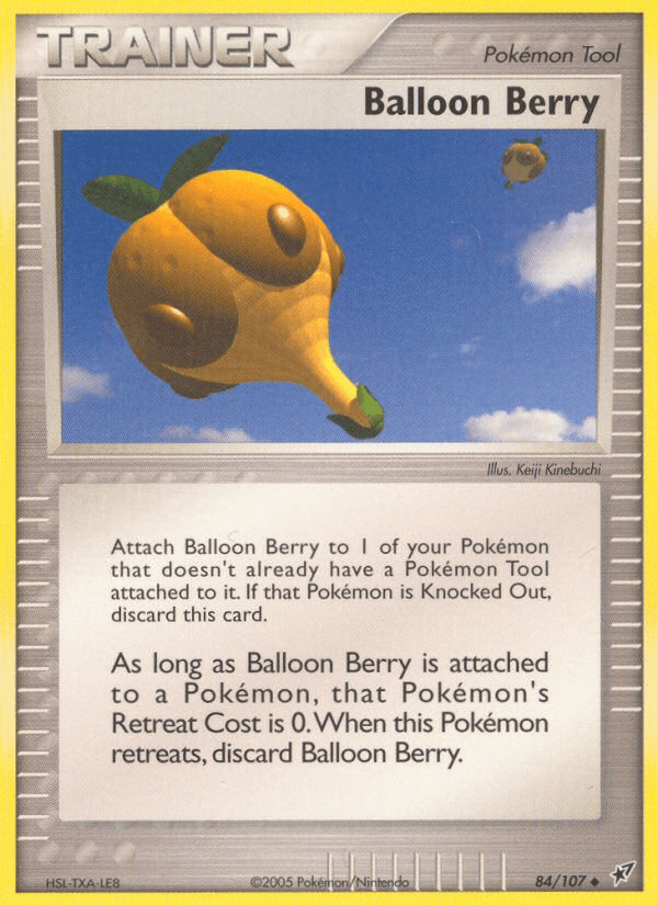Balloon Berry — Deoxys Pokémon TCG card by Keiji Kinebuchi