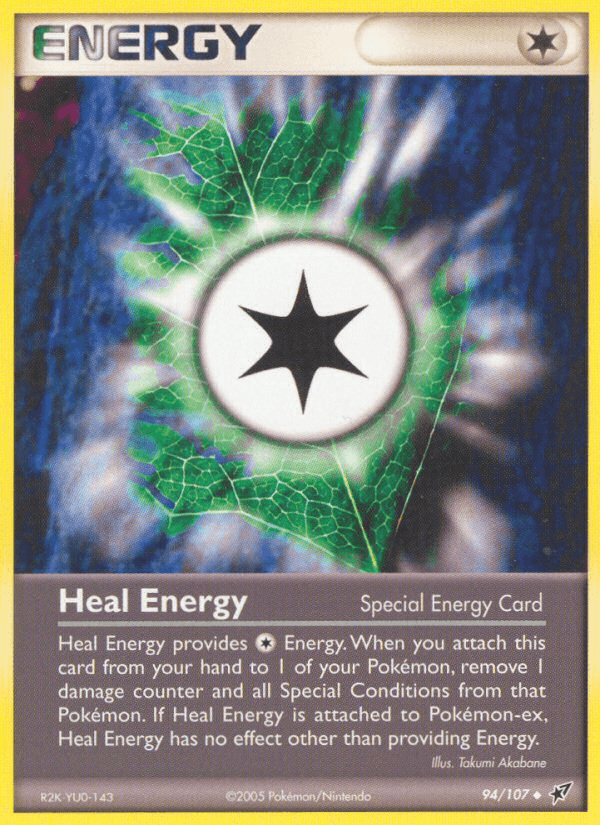 Heal Energy — Deoxys Pokémon TCG card by Takumi Akabane