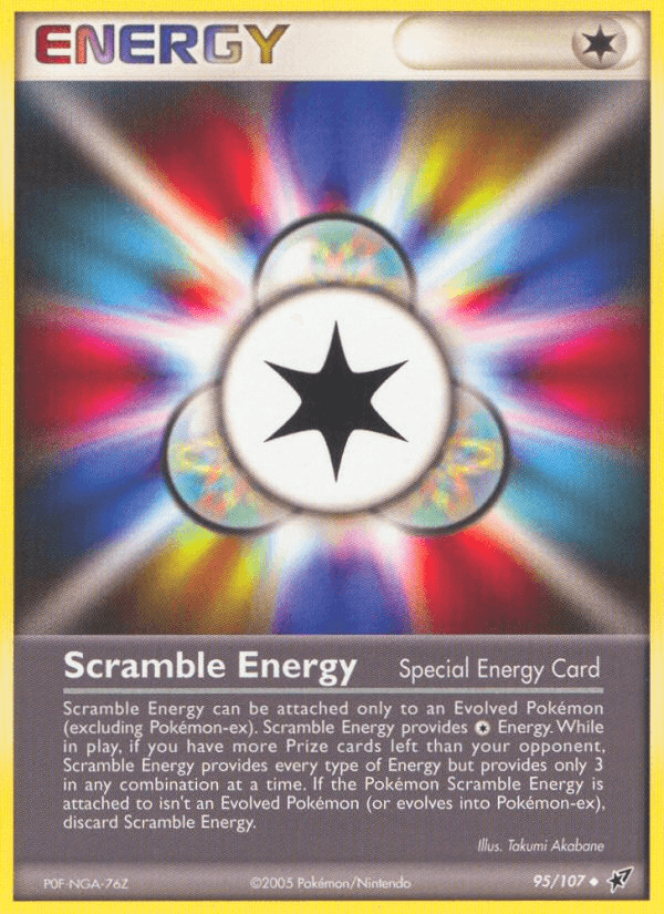 Scramble Energy — Deoxys Pokémon TCG card by Takumi Akabane