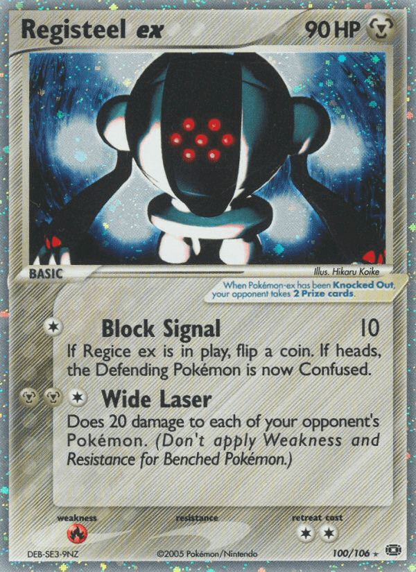 Registeel ex — Pokémon TCG card
