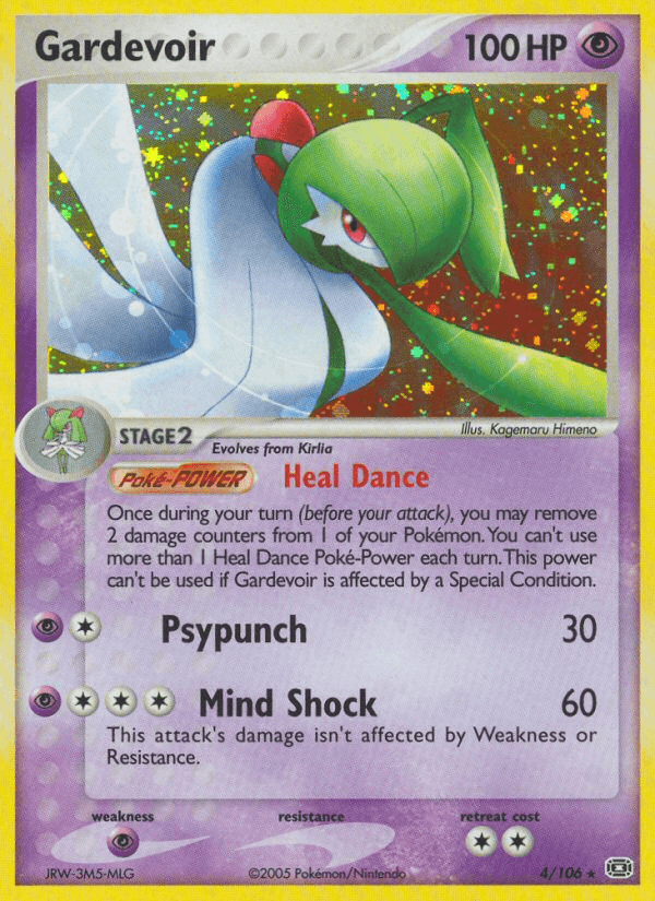 Gardevoir — Emerald Pokémon TCG card by Kagemaru Himeno