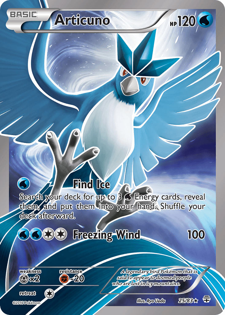 Articuno — Pokémon TCG card