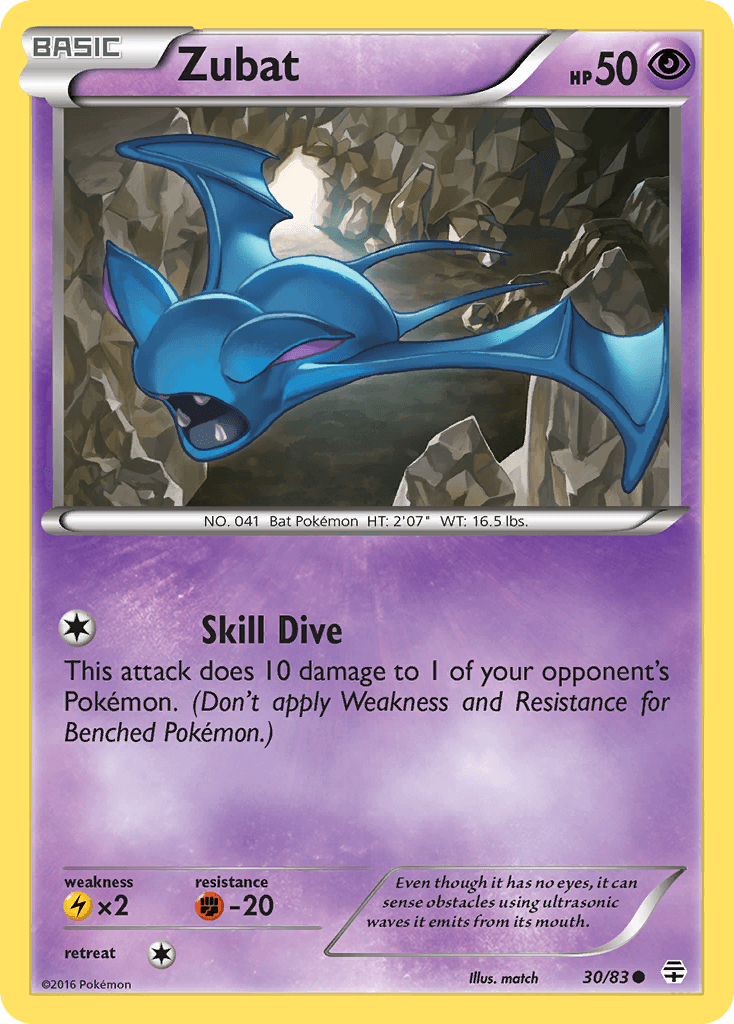 Zubat — Generations Pokémon TCG card by match