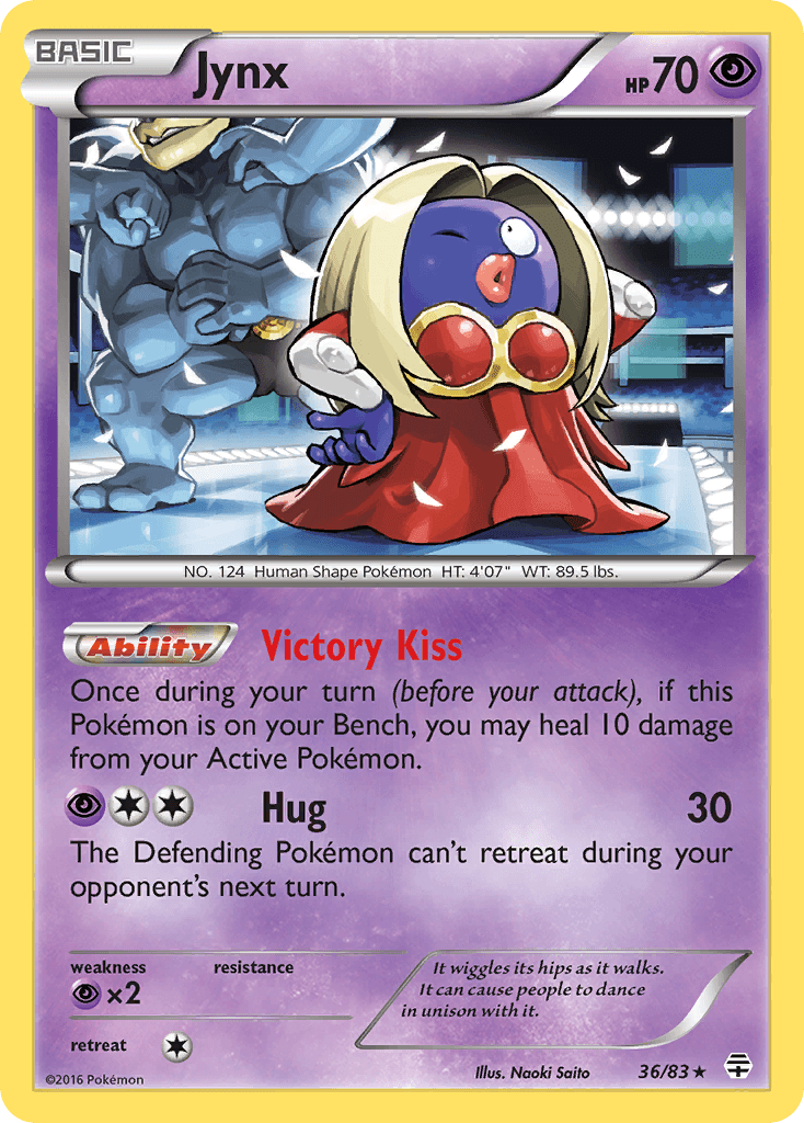 Jynx — Generations Pokémon TCG card by Naoki Saito
