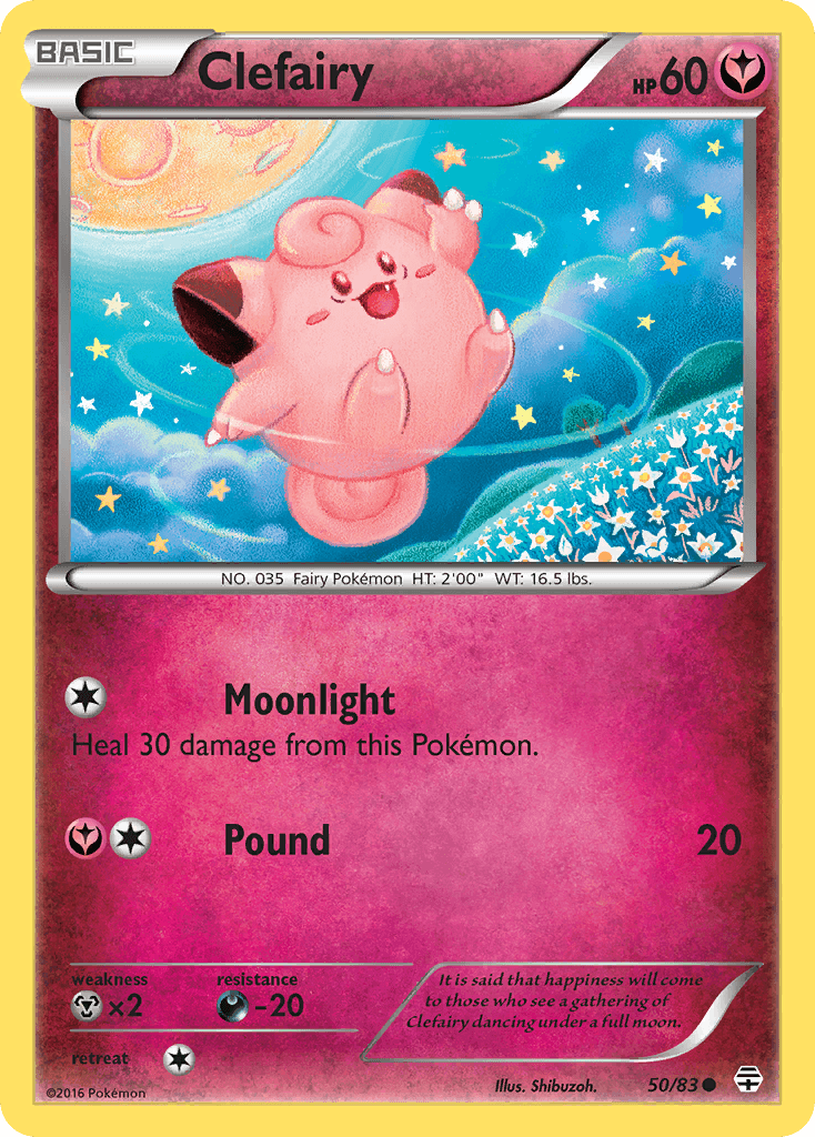 Clefairy — Generations Pokémon TCG card by Shibuzoh.