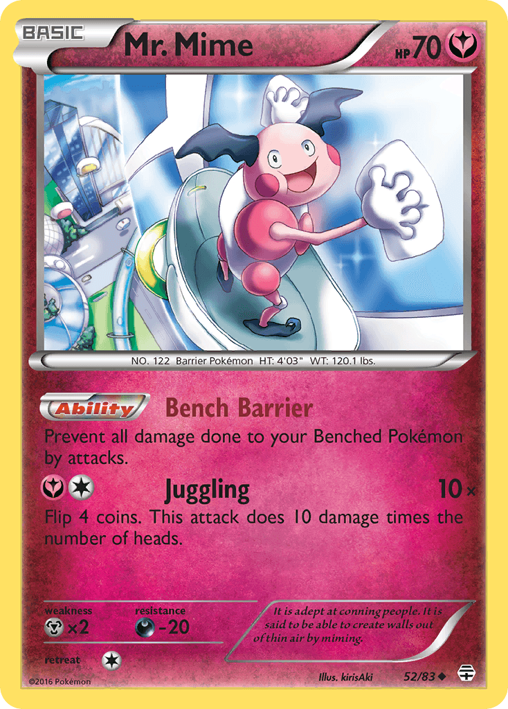 Mr. Mime — Generations Pokémon TCG card by kirisAki