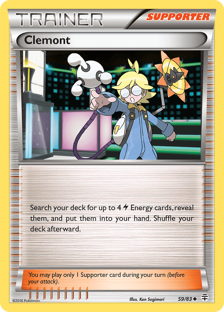 Clemont — Generations Pokémon TCG card by Ken Sugimori