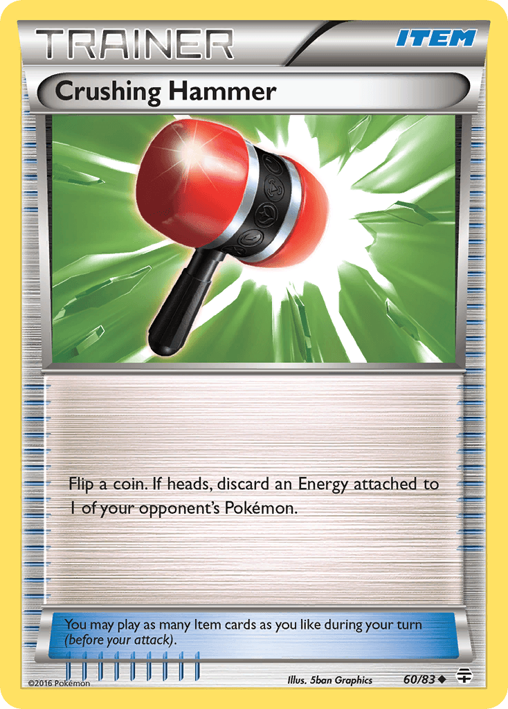 Crushing Hammer — Generations Pokémon TCG card by 5ban Graphics