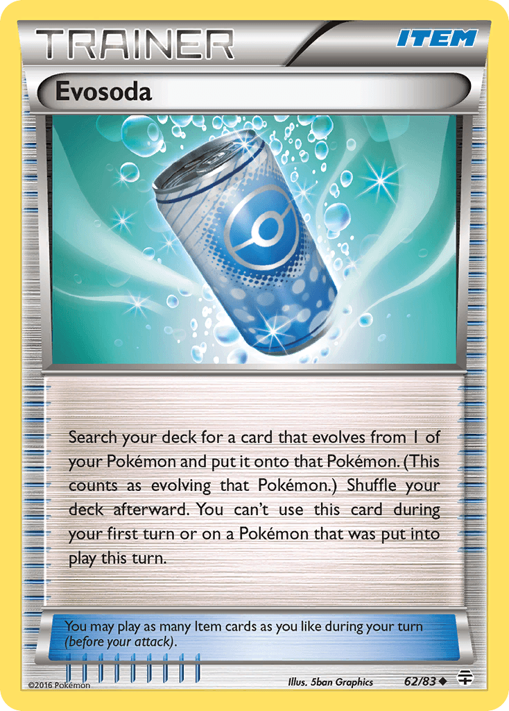 Evosoda — Generations Pokémon TCG card by 5ban Graphics