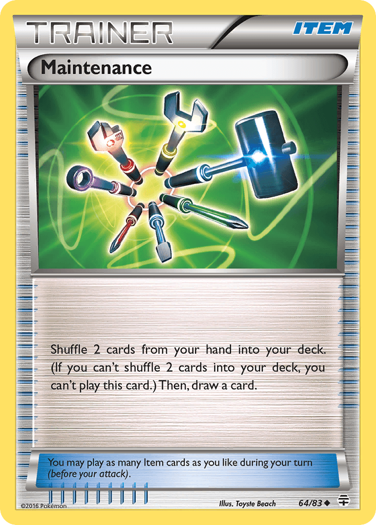 Maintenance — Generations Pokémon TCG card by Toyste Beach