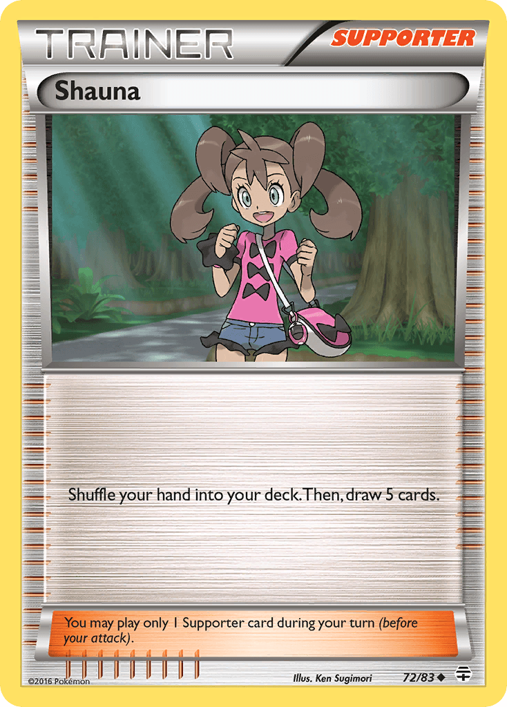 Shauna — Generations Pokémon TCG card by Ken Sugimori