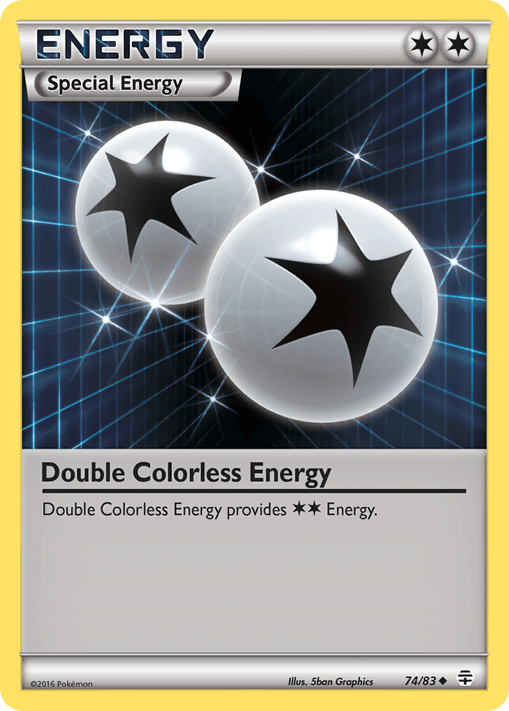 Double Colorless Energy — Generations Pokémon TCG card by 5ban Graphics