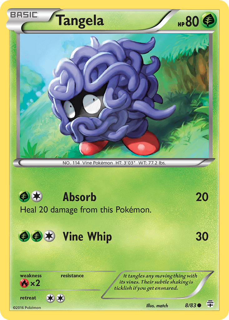 Tangela — Generations Pokémon TCG card by match