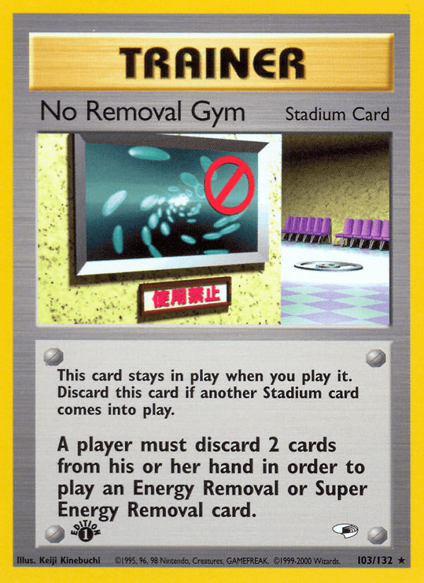 No Removal Gym — Gym Heroes Pokémon TCG card by Keiji Kinebuchi