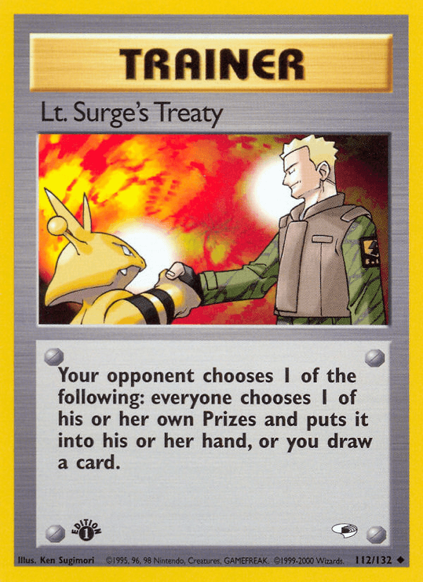 Lt. Surge's Treaty — Gym Heroes