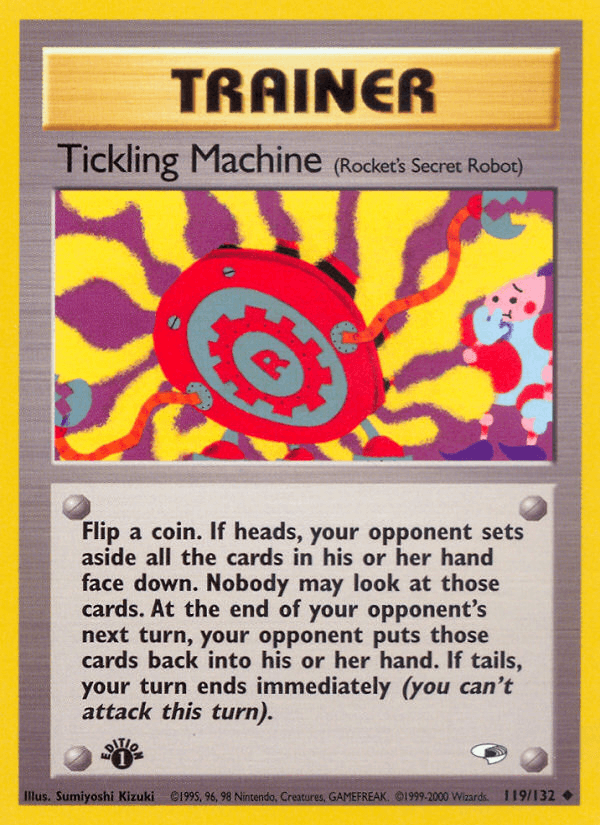 Tickling Machine — Gym Heroes Pokémon TCG card by Sumiyoshi Kizuki