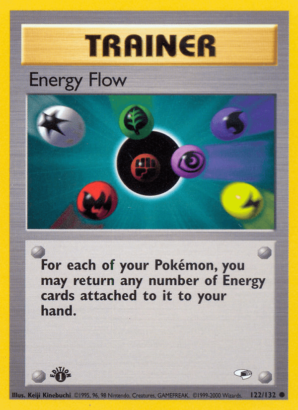 Energy Flow — Gym Heroes Pokémon TCG card by Keiji Kinebuchi