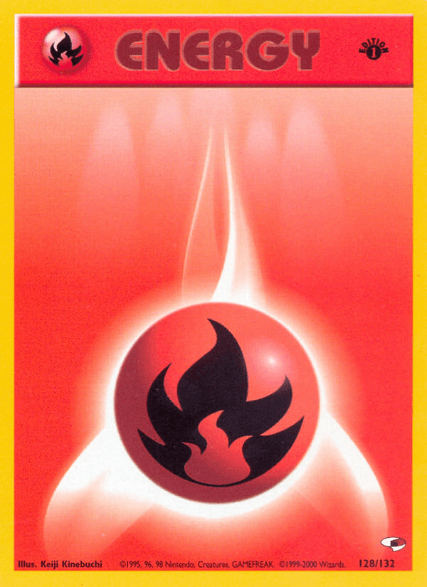 Fire Energy — Gym Heroes Pokémon TCG card by Keiji Kinebuchi